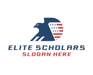 Ivy League - USA Eagle Letter D logo design