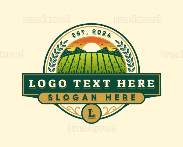 Farm Agriculture Harvest Logo