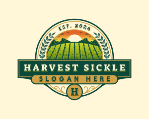 Farm Agriculture Harvest logo design