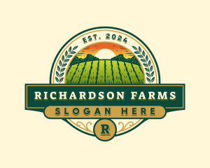 Farm Agriculture Harvest logo design