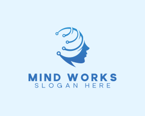 Technology Mind Intelligence logo design