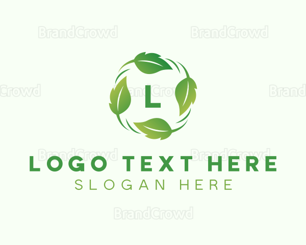 Nature Leaf  Eco Logo