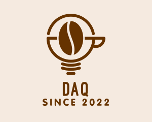 Barista - Light Bulb Coffee Bean logo design