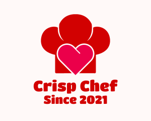 Chef Toque Heart logo design