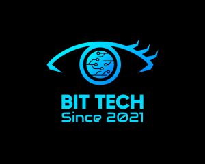 Circuit Tech Eye logo design