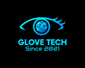 Circuit Tech Eye logo design