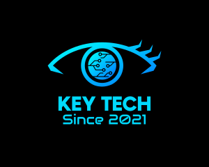 Circuit Tech Eye logo design