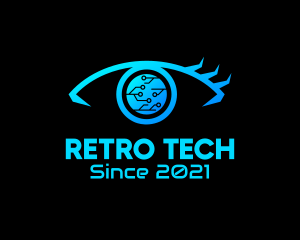 Circuit Tech Eye logo design