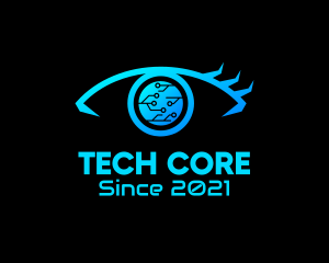 Circuit Tech Eye logo design