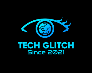 Circuit Tech Eye logo design