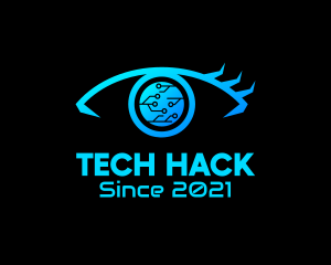 Circuit Tech Eye logo design