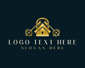 Key Hole - Premium House Key logo design