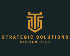Consulting - Finance Consulting Pillar logo design