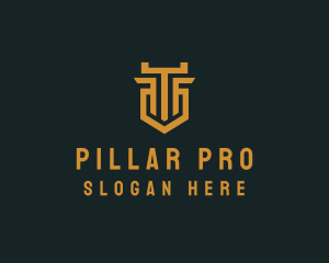 Finance Consulting Pillar logo design