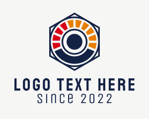 Photograph - Digital Camera Hexagon logo design