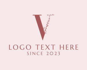 Letter V - Fashion Vine Apparel logo design