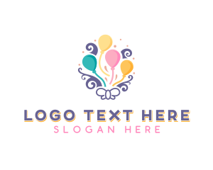 Party Store - Entertainment Balloon Celebration logo design