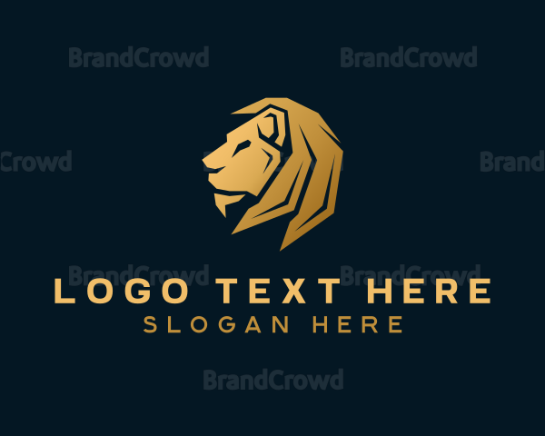 Lion Animal Mane Logo