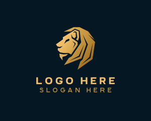 Wildlife - Lion Animal Mane logo design