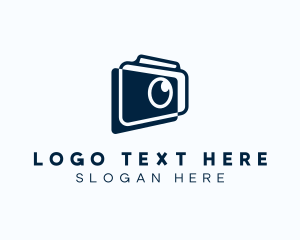 Video Camera - DSLR Camera Photographer logo design