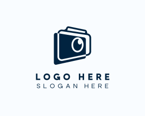 DSLR Camera Photographer Logo