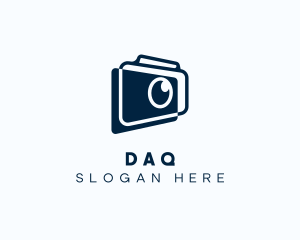 Vlog - DSLR Camera Photographer logo design