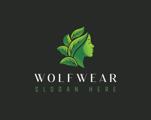 Care - Leaf Woman Wellness logo design