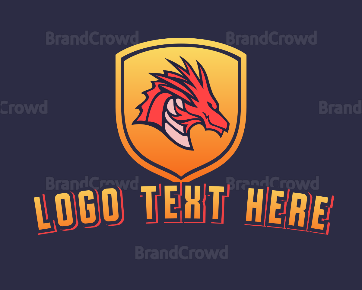 Red Dragon Esports Gaming Logo