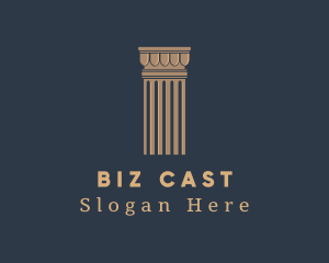 Elegant Legal Column logo design