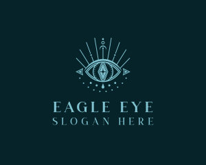 Mystical Tarot Eye logo design