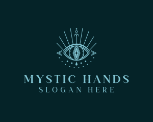 Mystical Tarot Eye logo design