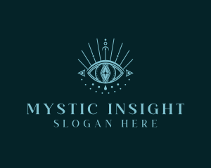 Mystical Tarot Eye logo design