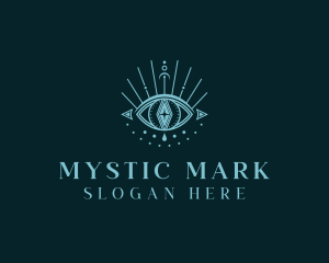 Mystical Tarot Eye logo design