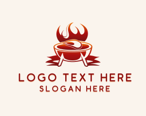 Beef - Beef Steak Grill logo design