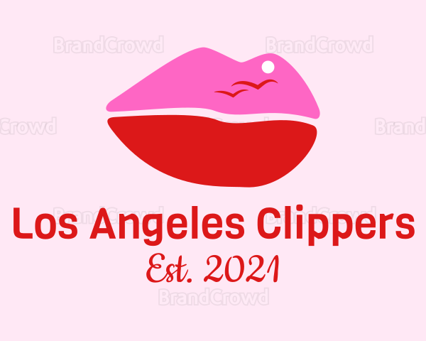 Summer Lips Makeup Logo