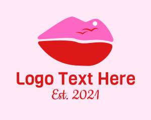 Lips - Summer Lips Makeup logo design