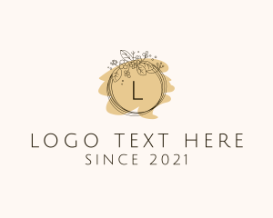 Hippie - Artsy Flower Handicraft logo design