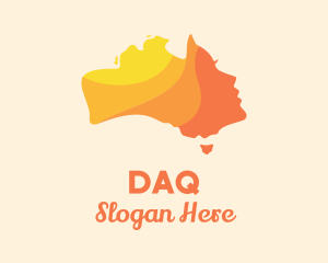 Country - Australian Beauty Face logo design