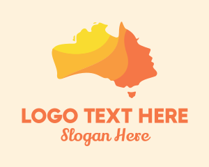 Country - Australian Beauty Face logo design