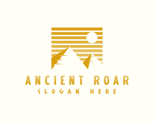 Ancient Pyramid Tourist logo design