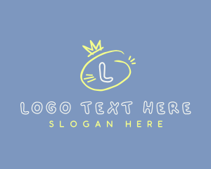 Doodle Cute Handwriting Logo