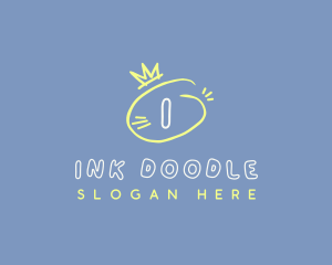 Doodle Cute Handwriting logo design