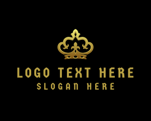 Elgant - Queen Monarch Crown logo design