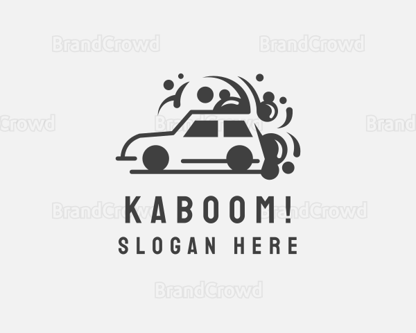 Vehicle Car Cleaning Logo