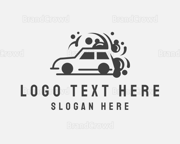 Vehicle Car Cleaning Logo