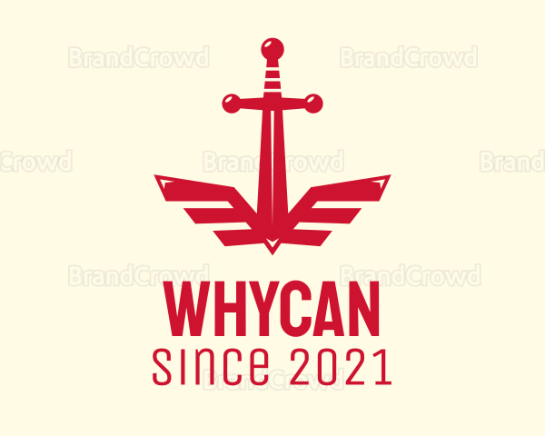 Red Wings Sword Logo