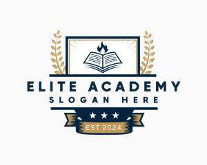 Academy - Education Knowledge Academy logo design