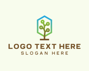 Forest Tree Plant  Logo