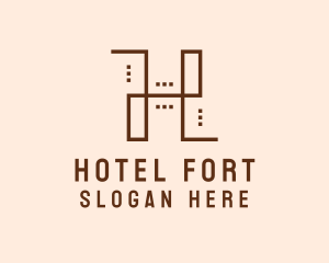 Hotel Real Estate Property  logo design