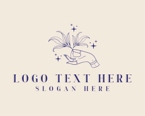 Hand - Apothecary Leaf Hand logo design